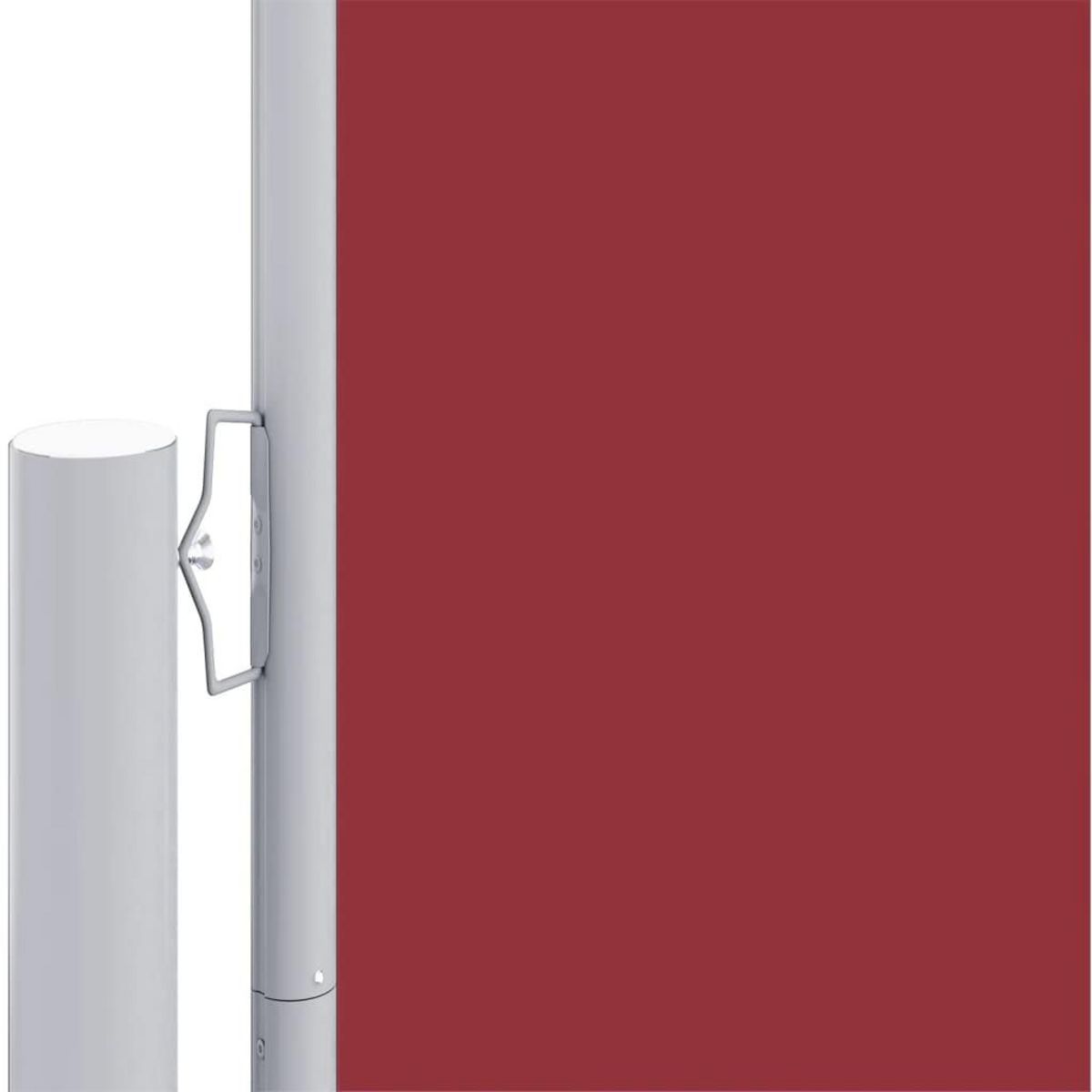 VIDAXL Auvent lateral retractable Rouge 180x1200 cm