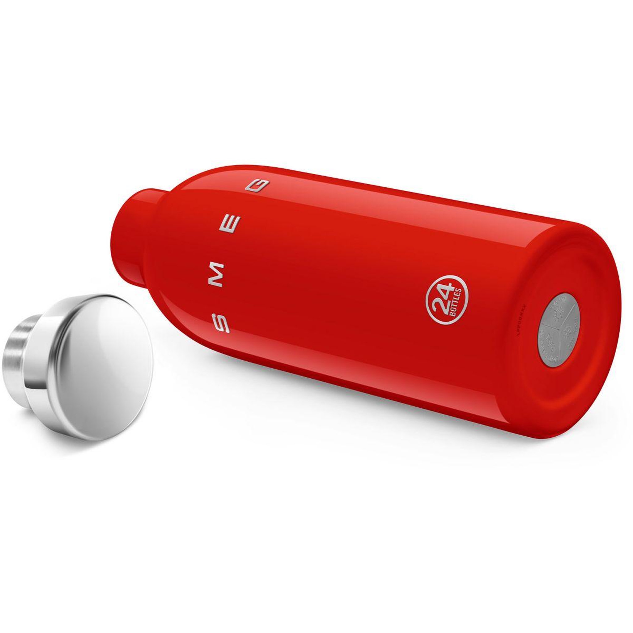 Voir la diapositive 4 : SMEG Bouteille isotherme isotherme 500ml rouge