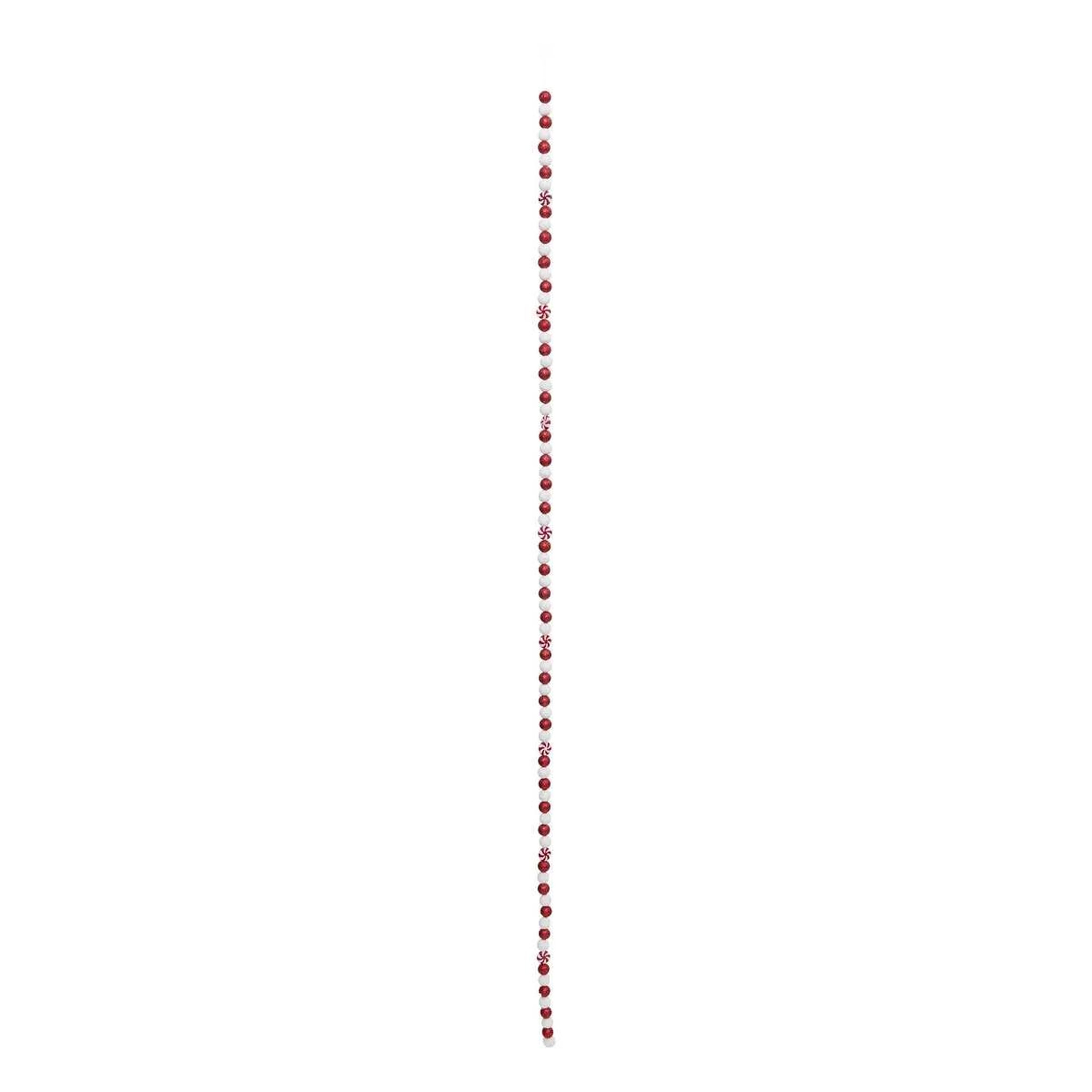 Voir la diapositive 3 : ATMOSPHERA Guirlande de noël  gourmande  180cm rouge & blanc