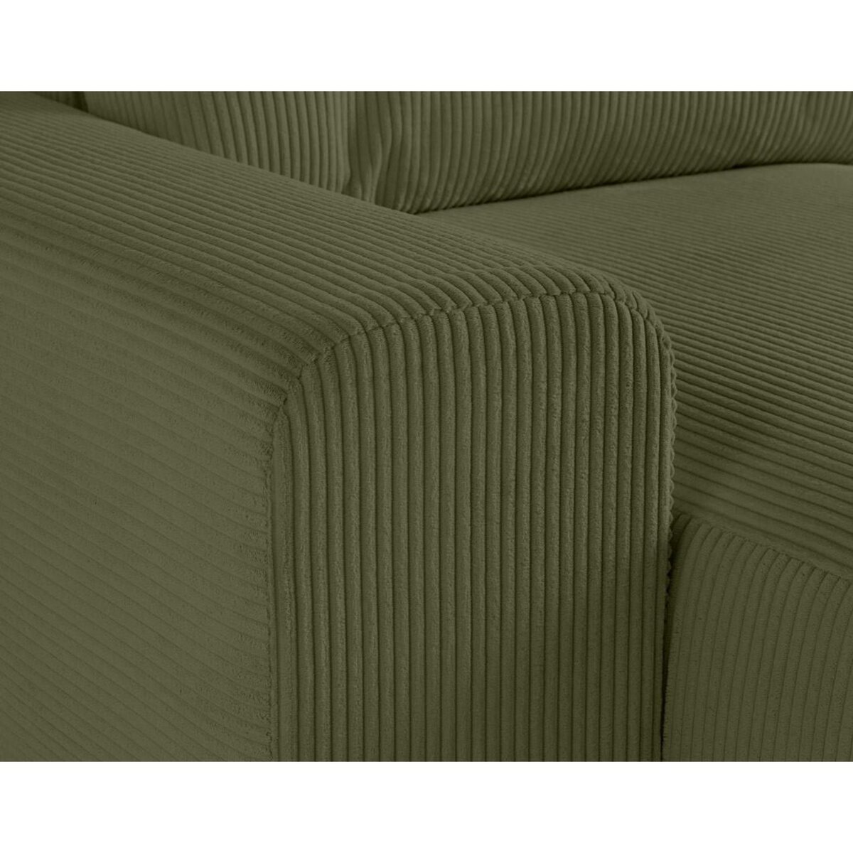 LISA DESIGN Garance - canapé modulable d'angle gauche - 5 places - en velours côtelé