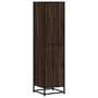 Voir la diapositive 2 : VIDAXL Buffet haut chene marron 35,5x35x139 cm bois d'ingenierie metal