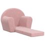 Voir la diapositive 4 : VIDAXL Canape-lit pour enfants rose peluche douce