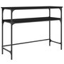 Voir la diapositive 2 : VIDAXL Table console noir 100x35,5x75 cm bois d'ingenierie