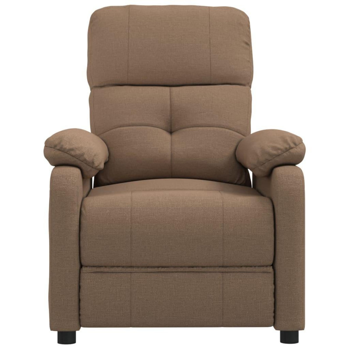 VIDAXL Fauteuil inclinable Marron Tissu