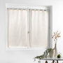 Voir la diapositive 3 : Paris Prix Paire de Voilages  Norine  60x160cm Naturel