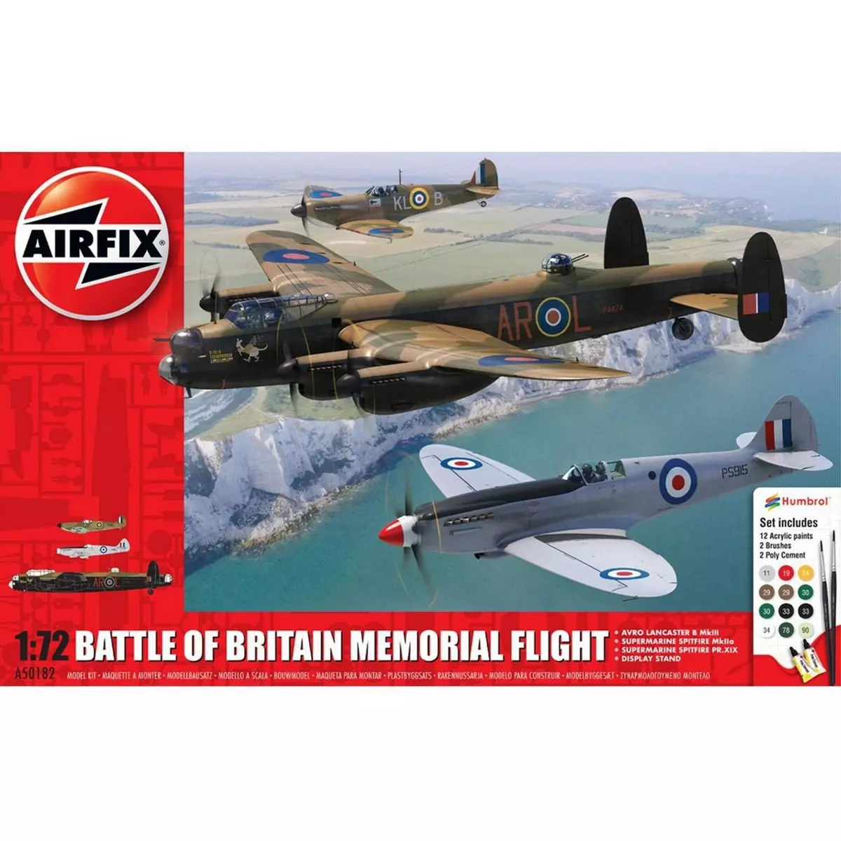 Airfix Maquettes avions : Gift Set : Battle of Britain Memorial Flight