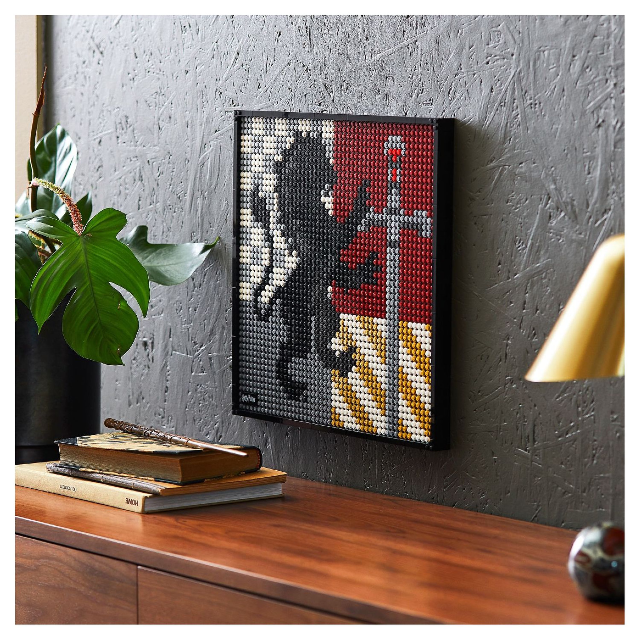 Voir la diapositive 3 : LEGO ART 31201 Harry Potter Les blasons de Poudlard, tableau de décoration mural