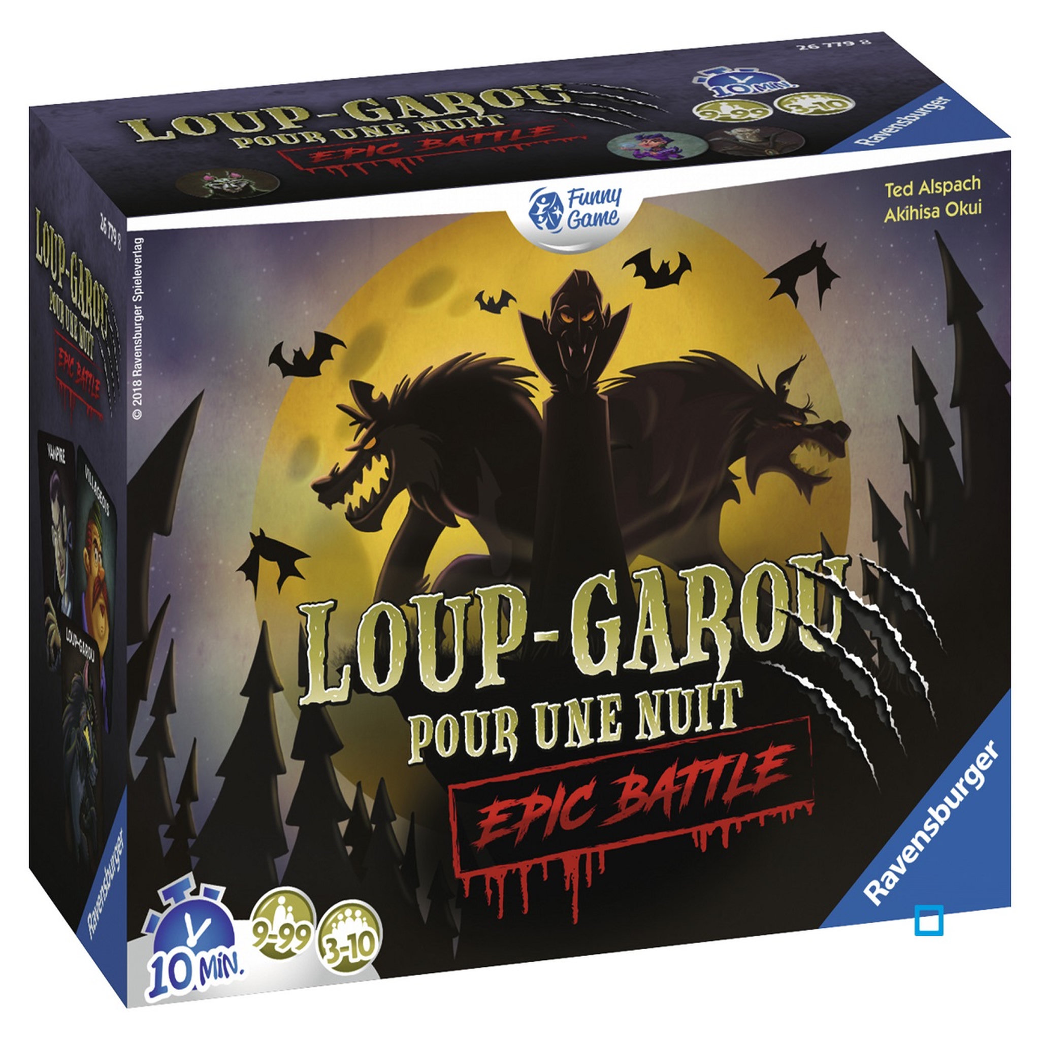 Voir la diapositive 2 : RAVENSBURGER Jeu Loup Garou pour une nuit epic battle