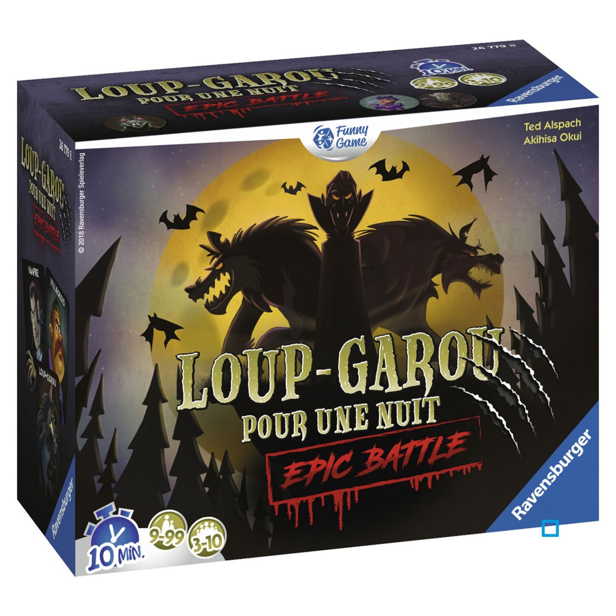 RAVENSBURGER Jeu Loup Garou pour une nuit epic battle