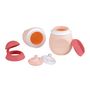 Voir la diapositive 3 : BEABA Lot de 2 BabySqueez' 2 en 1 et Squeez'Portion - Rose