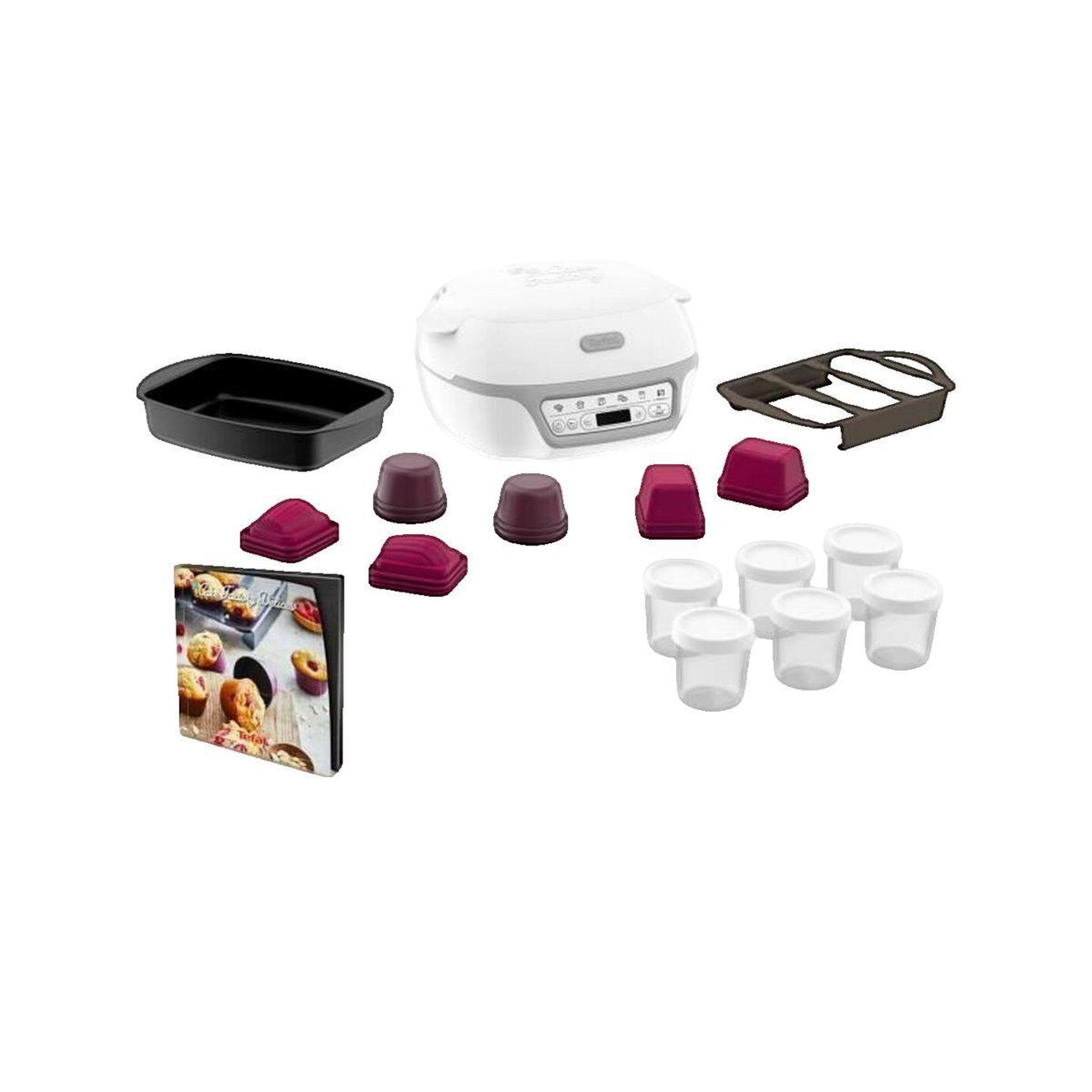 TEFAL Appareil de cuisson Tefal KD812110 Cake Factory Délices argenté