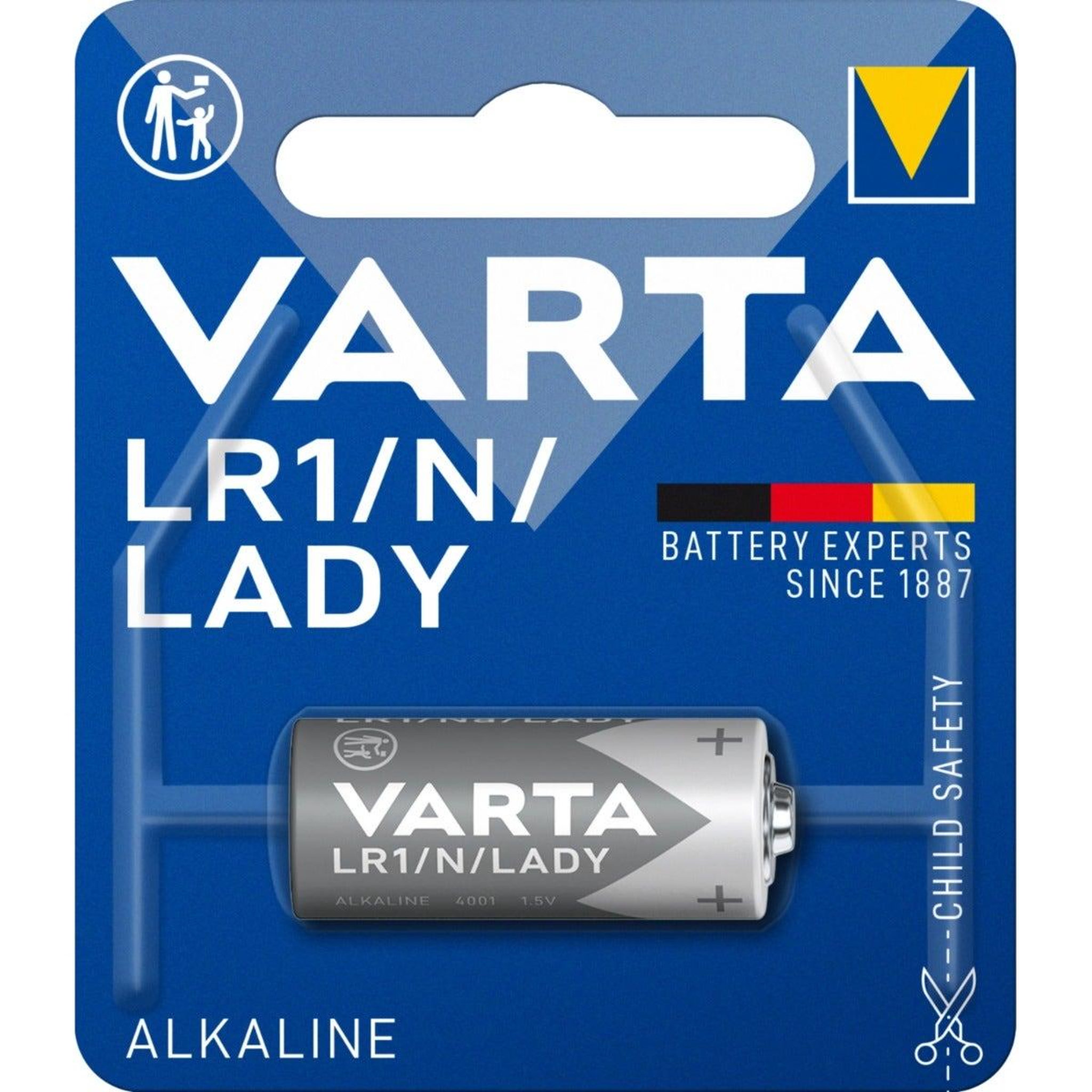 Varta 1 pile alcaline lr1 longlife power