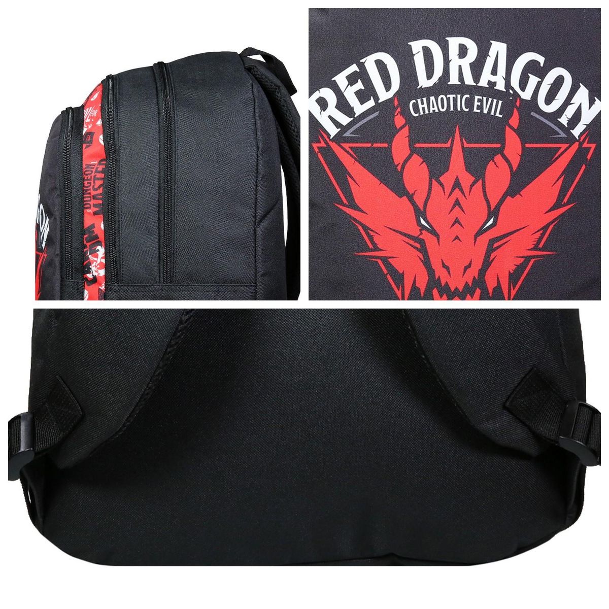 Bagtrotter BAGTROTTER Sac à dos 2 compartiments Donjons & Dragons Noir