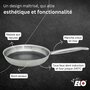Voir la diapositive 6 : ELO Poêle en acier inoxydable 18/10 24 cm Elo Relief Solution