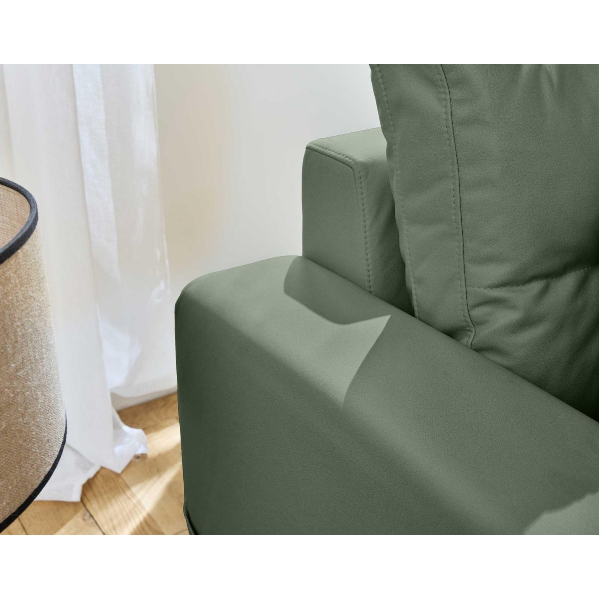 BEST MOBILIER Astoria - canapé d'angle réversible 4 places - convertible avec coffre - en simili