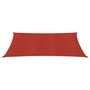 Voir la diapositive 3 : VIDAXL Voile d'ombrage 160 g/m^2 Rouge 2,5x4,5 m PEHD
