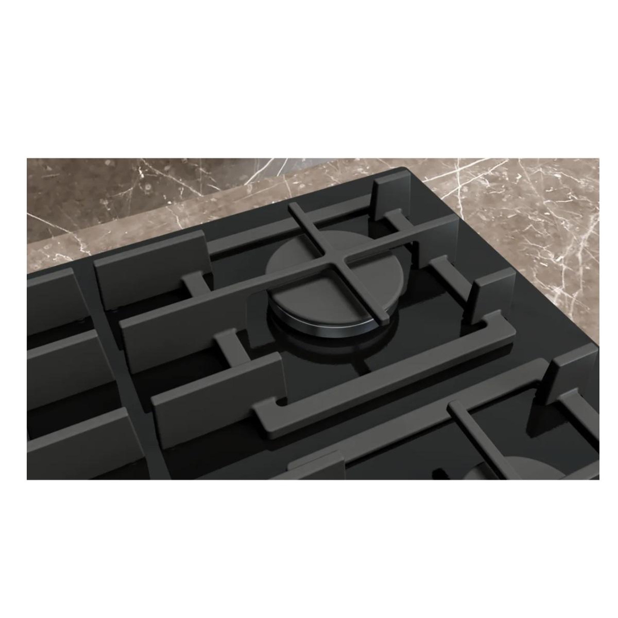 Voir la diapositive 6 : Siemens Table de cuisson gaz 90cm 5 feux 11500w - ep9a6mi40