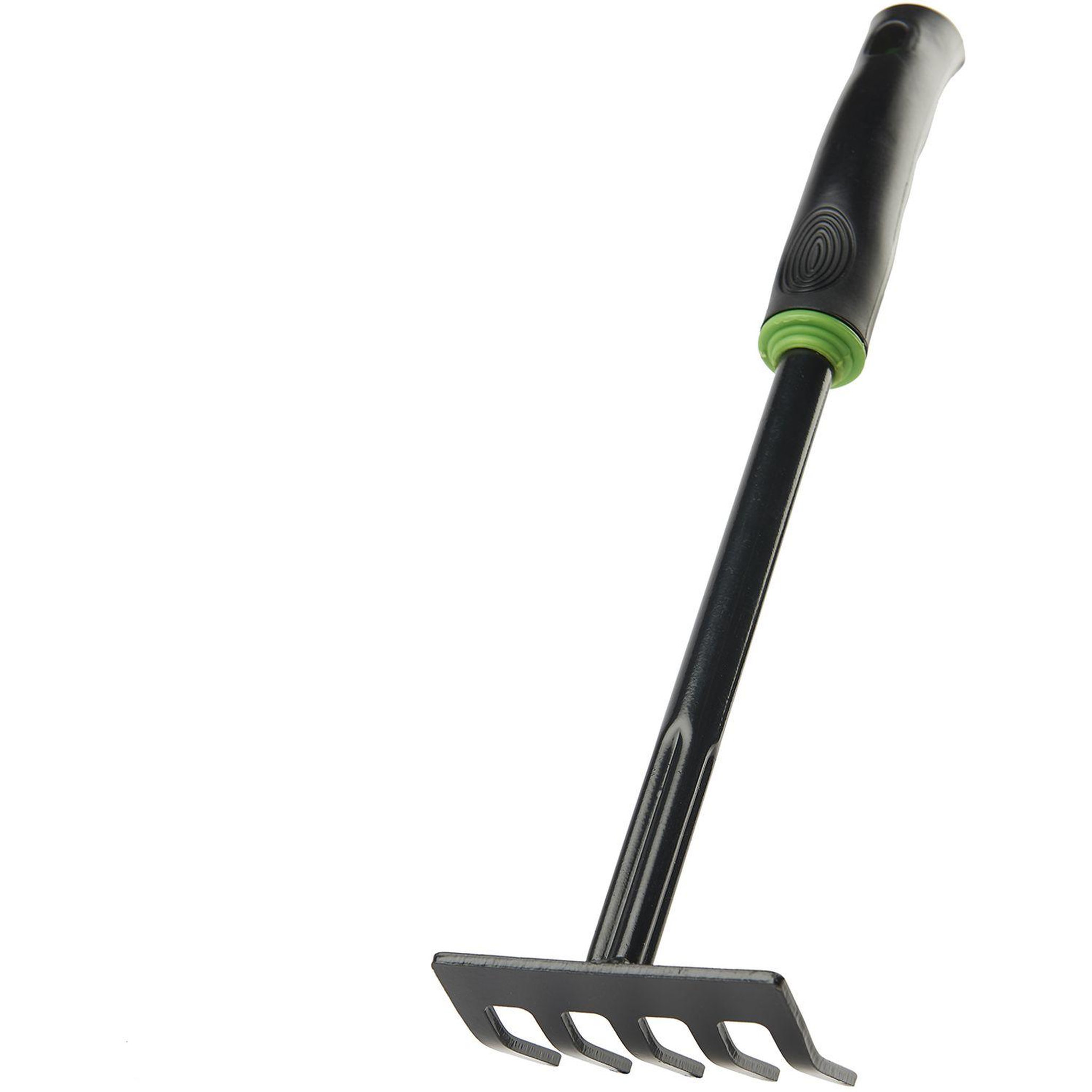 Voir la diapositive 6 : GARDENSTAR Rateau à 5 dents en acier - 32 x 8,5 cm