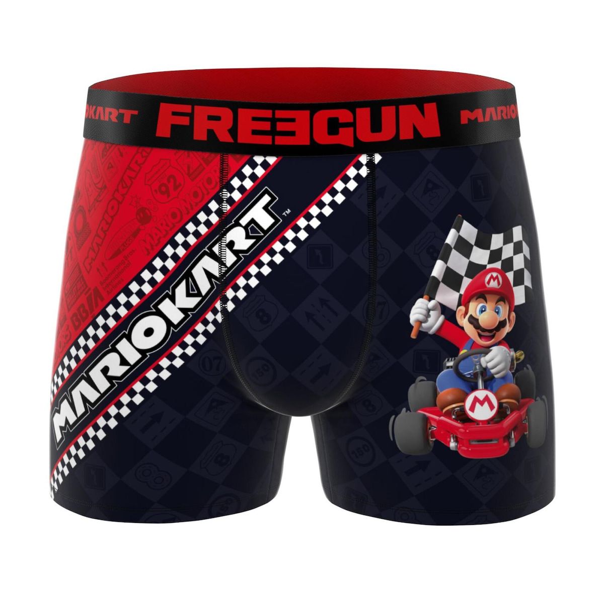 FREEGUN Lot de 3 boxers homme Mario Kart