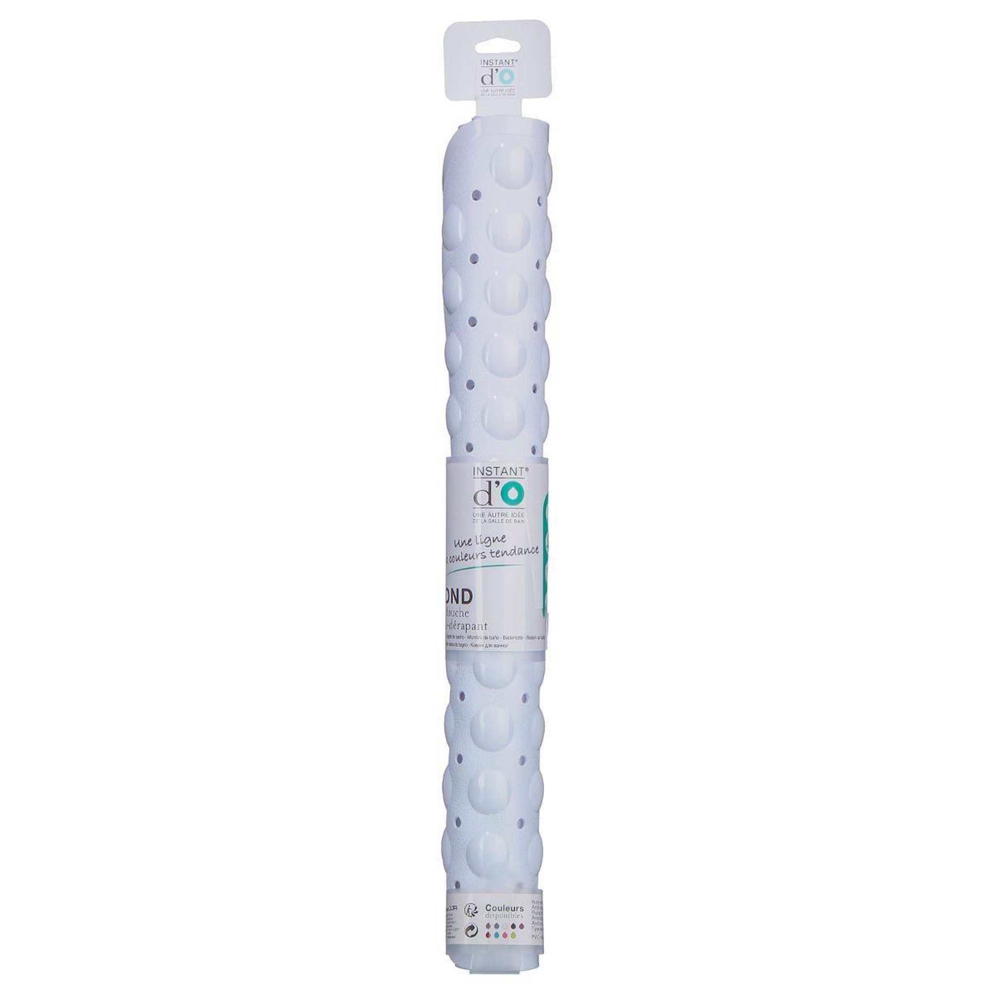 Voir la diapositive 3 : B BASIC & CO Fond de douche pvc  anti-dérapant  53x53cm blanc