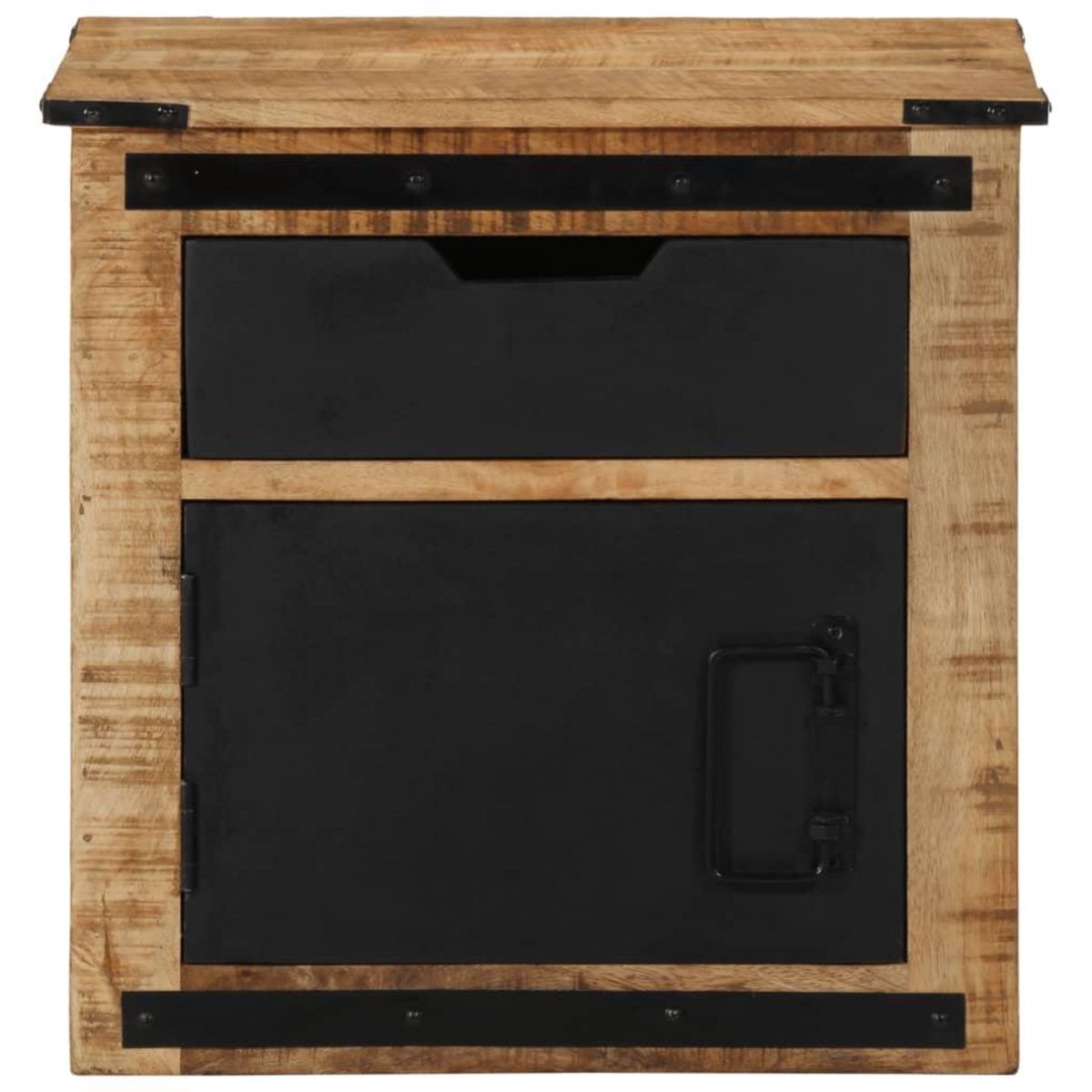 VIDAXL Table de chevet 45x40x45 cm bois de manguier massif