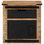 Voir la diapositive 3 : VIDAXL Table de chevet 45x40x45 cm bois de manguier massif