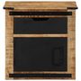 Voir la diapositive 3 : VIDAXL Table de chevet 45x40x45 cm bois de manguier massif