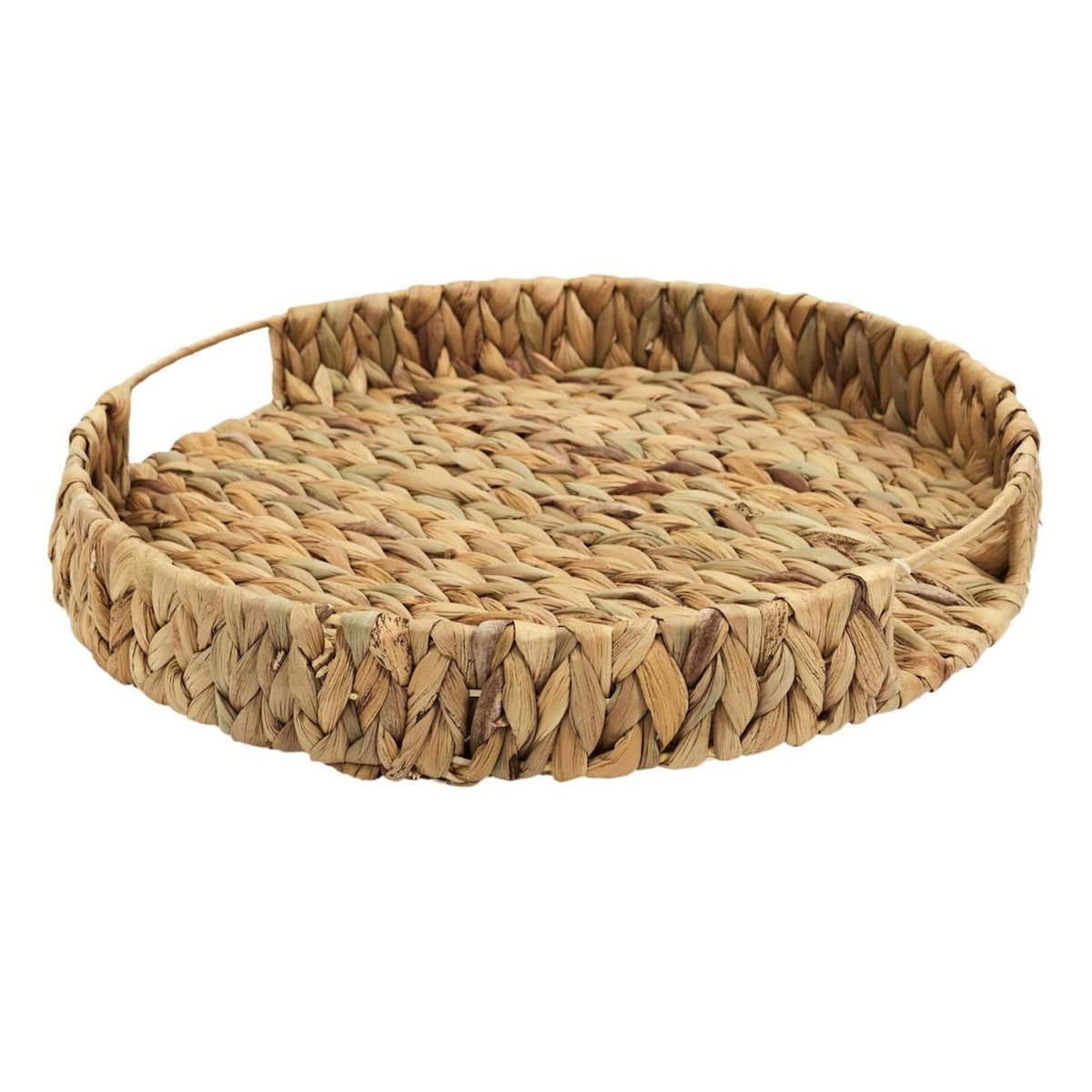 Paris Prix Plateau Déco en Bois  Tressage  40cm Naturel