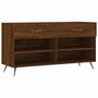 Voir la diapositive 2 : VIDAXL Banc a chaussures chene marron 102x35x55 cm bois d'ingenierie