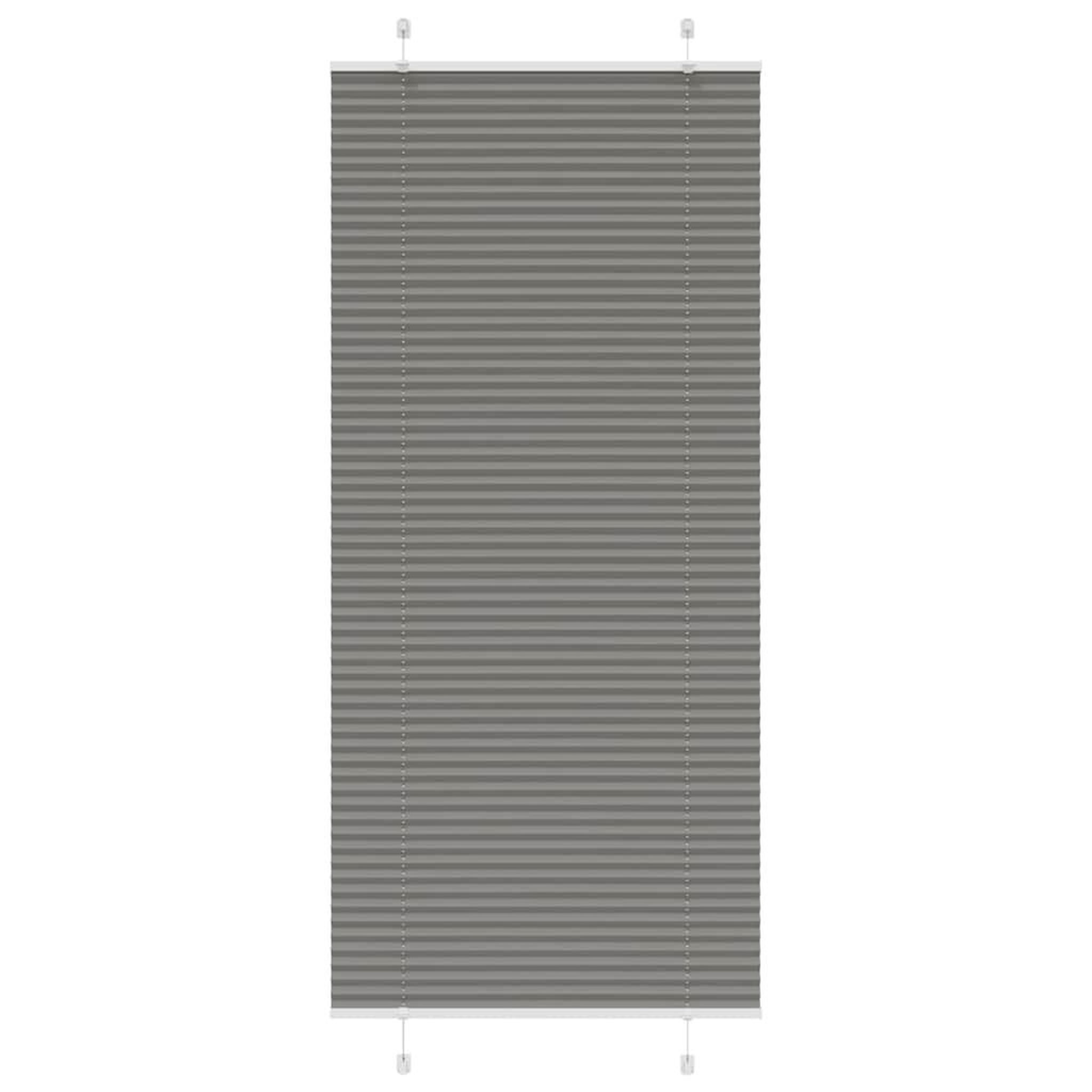 VIDAXL Store plisse anthracite 85x200 cm largeur du tissu 84,4 cm