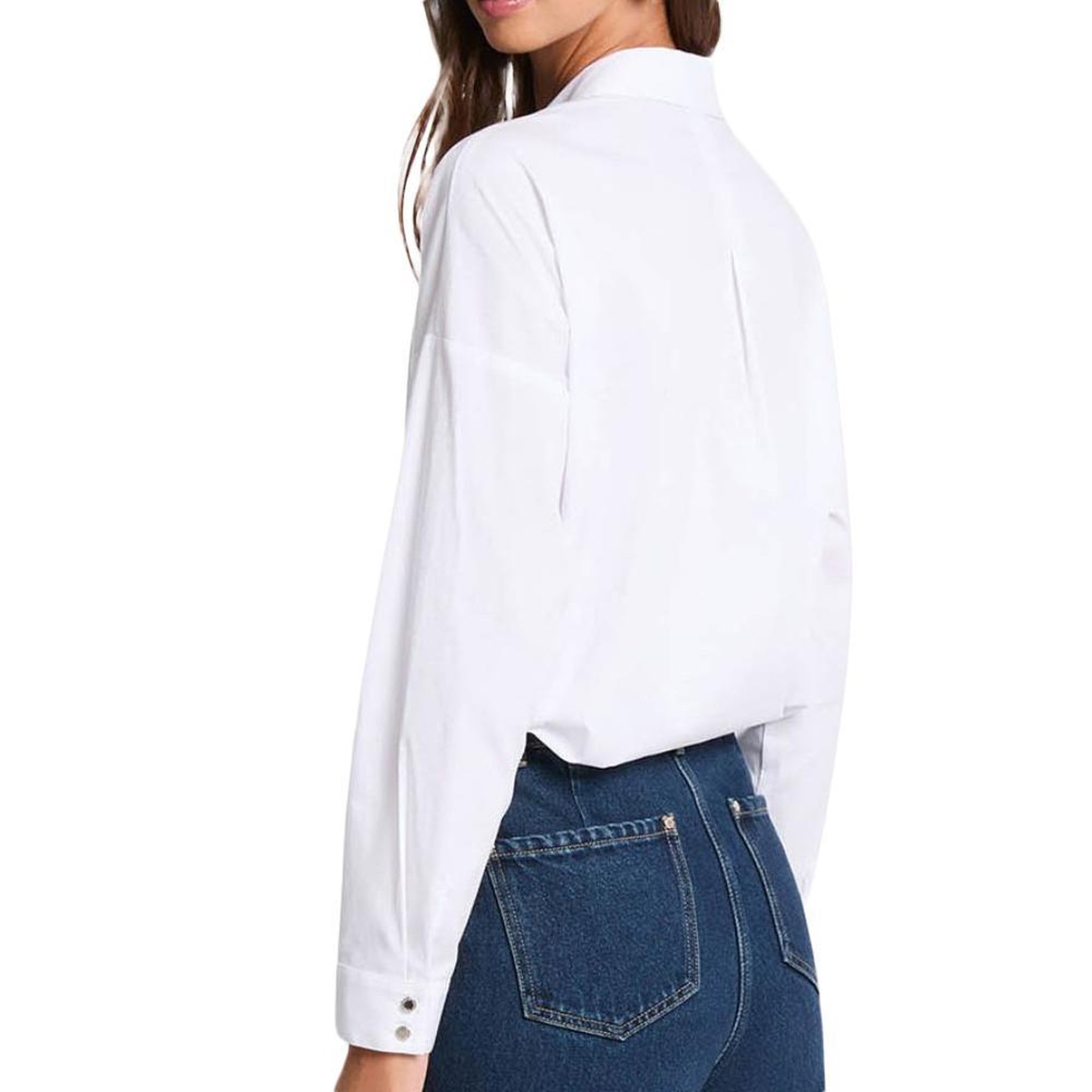 Voir la diapositive 5 : MORGAN Chemise blanc femme morgan popeline