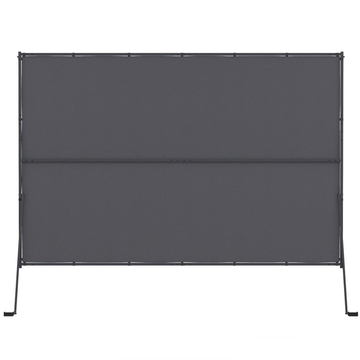 ID MARKET Auvent inclinable et réglable 250 x 150 cm pour pergola toit rétractable gris anthracite