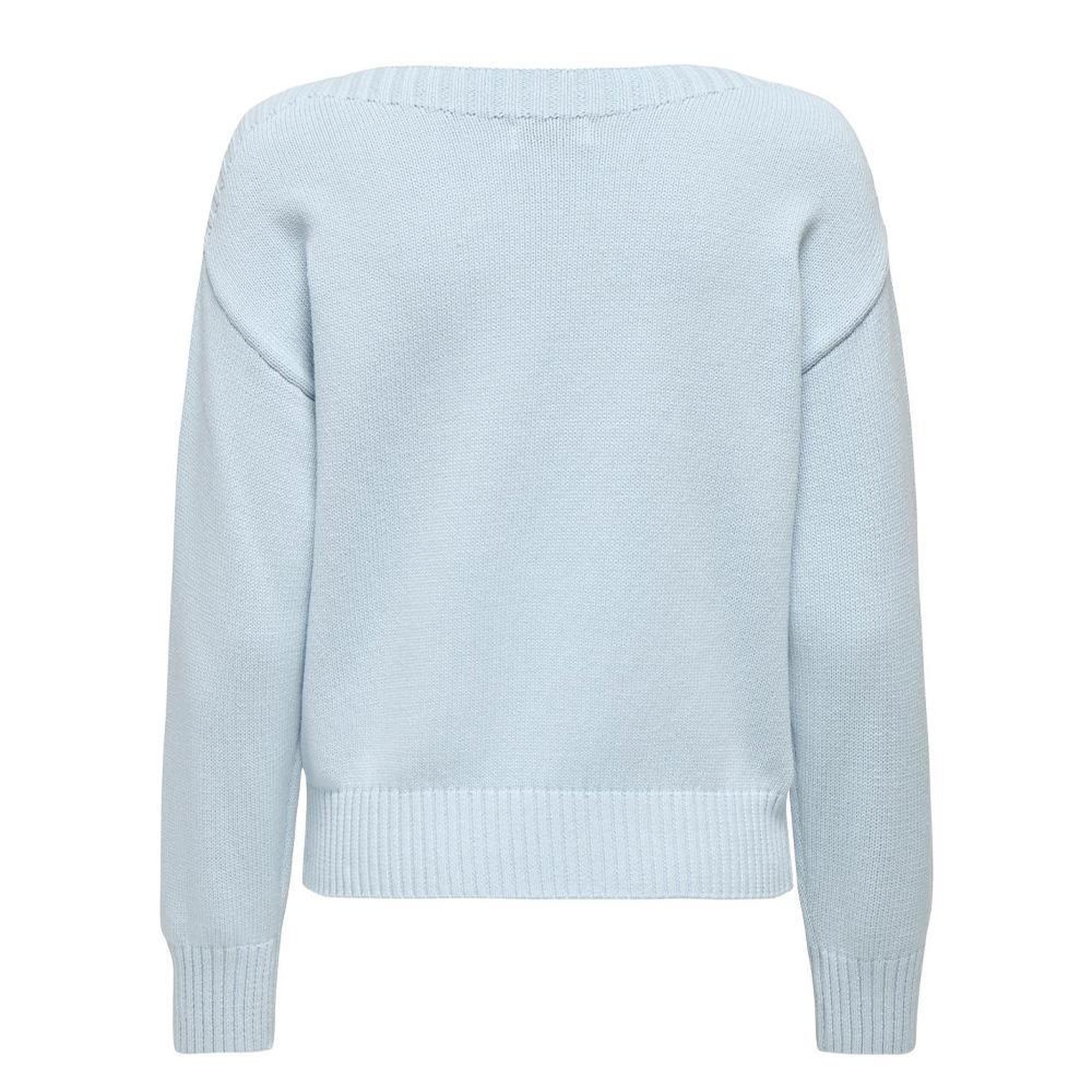 Voir la diapositive 2 : JACQUELINE DE YONG Pull Bleu  clair Femme JDY Marie