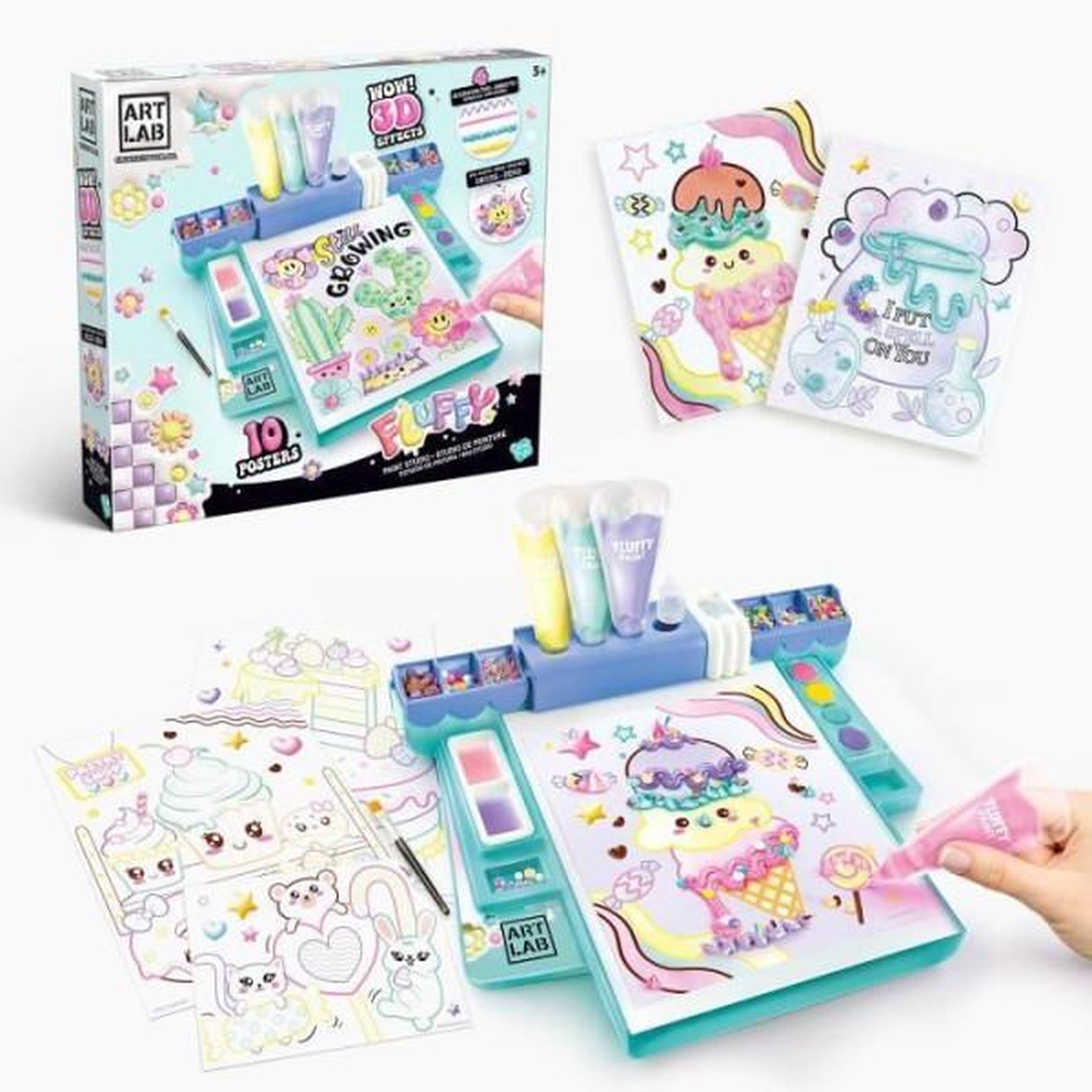 Canal Toys Canal Toys - Art Lab - Studio de Peinture Fluffy Paint - ART 017
