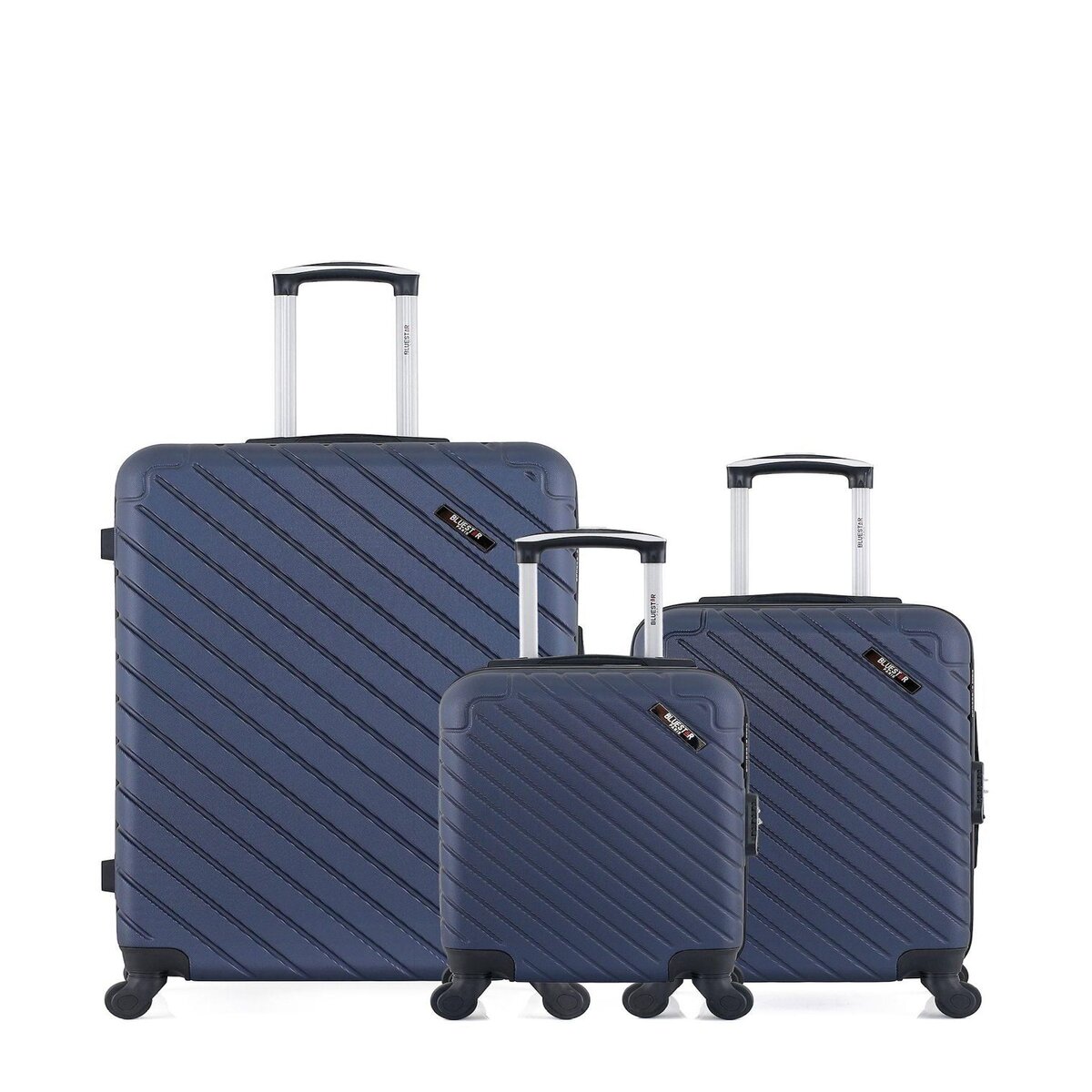BLUESTAR BLUESTAR - LOT DE 3 - Valises grand format, cabine et cabine XXS CITE