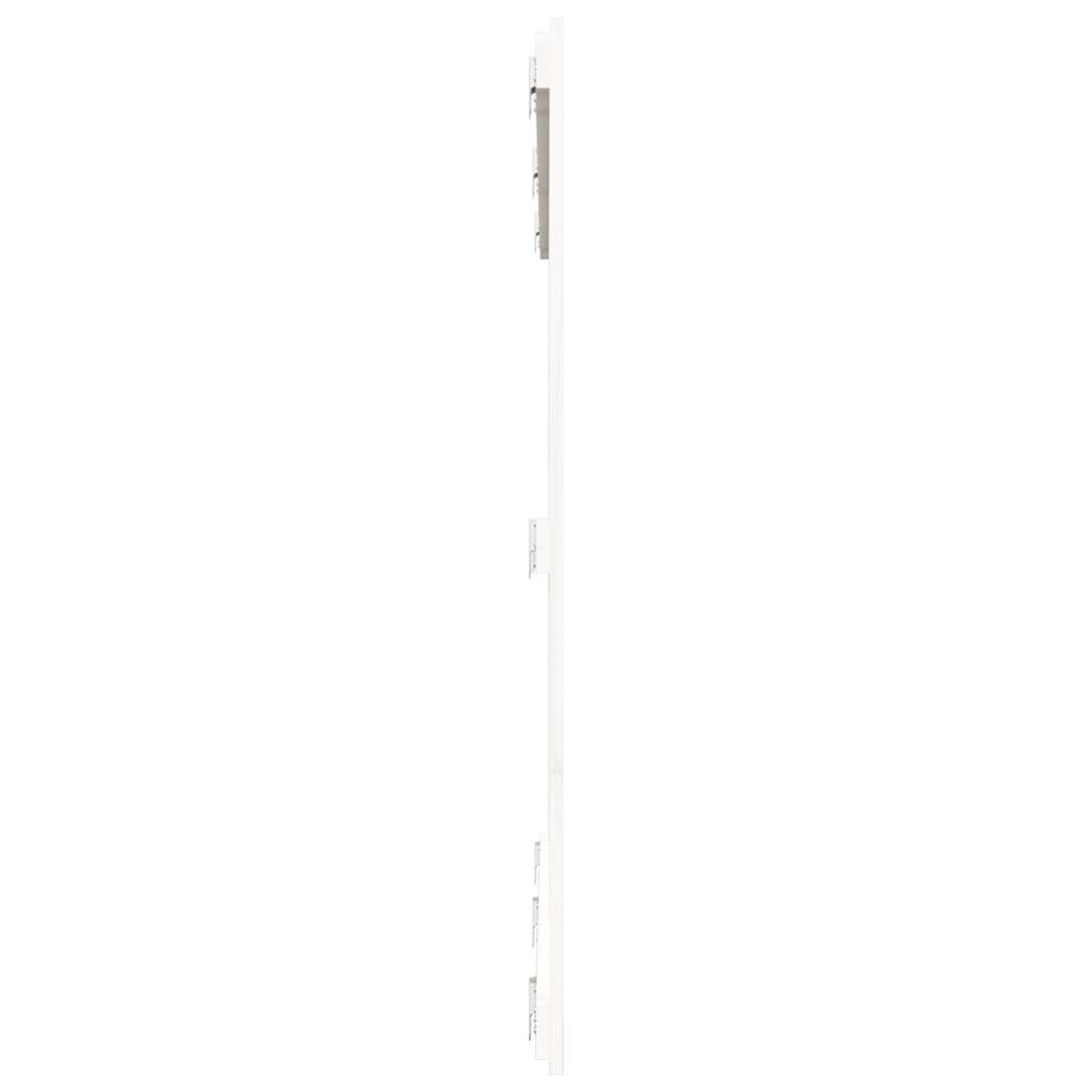 Voir la diapositive 5 : VIDAXL Tete de lit murale Blanc 166x3x110 cm Bois massif de pin
