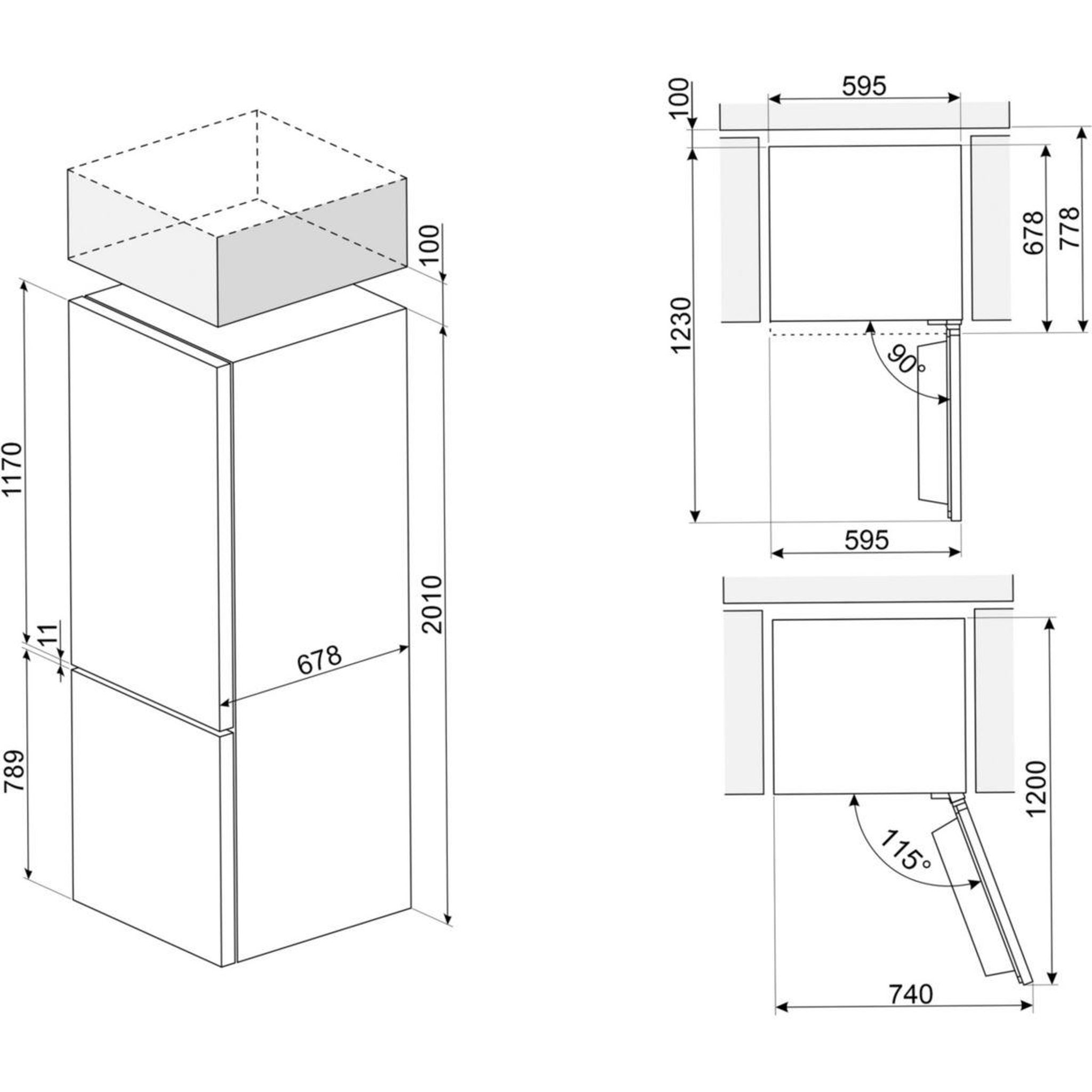 Voir la diapositive 5 : SMEG Réfrigérateur combiné mc21xdnma