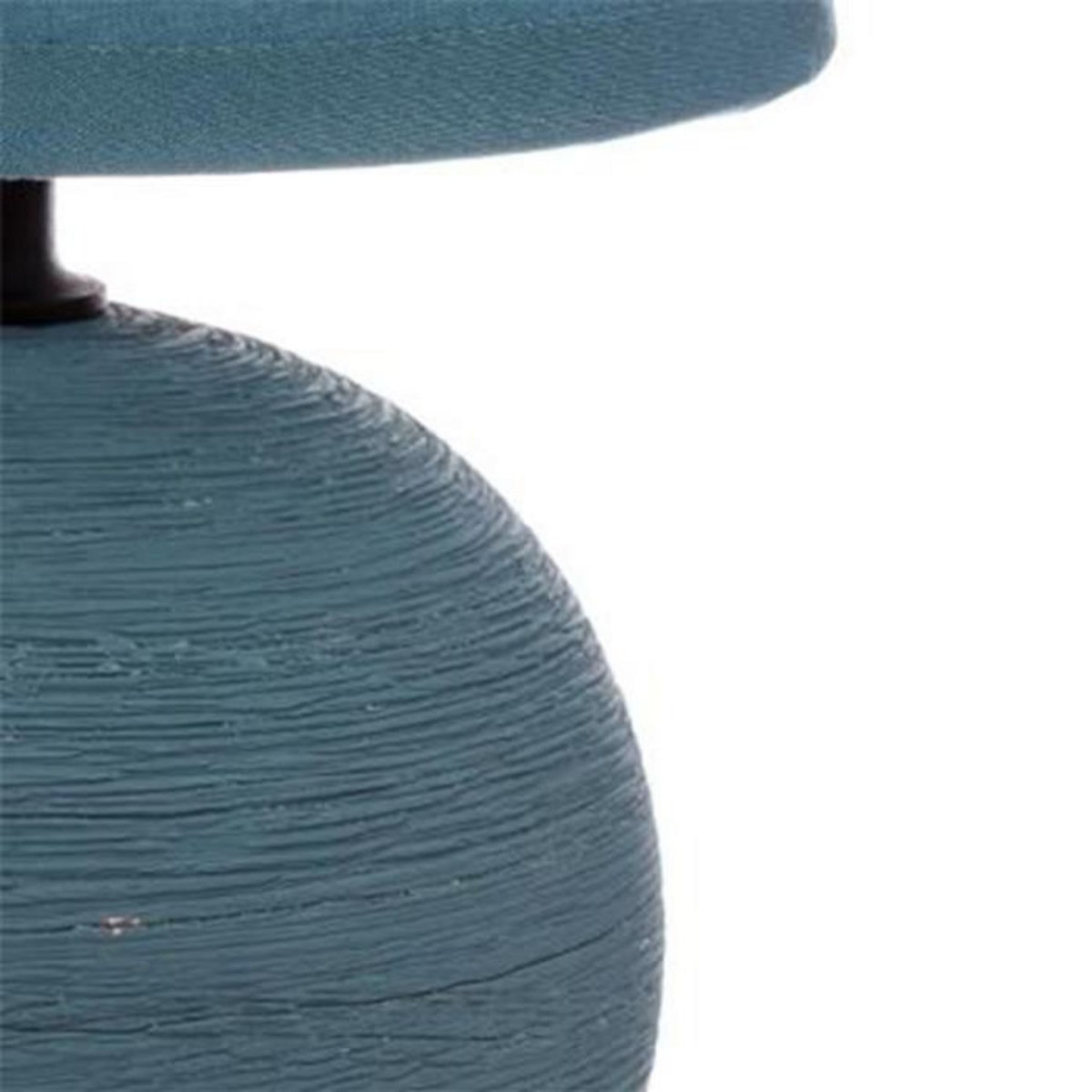 ATMOSPHERA Lampe à Poser Céramique  Boule  25cm Bleu