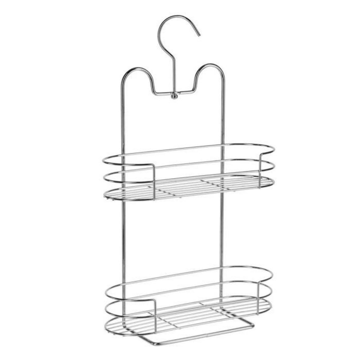 FIVE Support de Douche 2 Etagères  Wash  41cm Gris