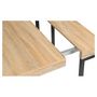Voir la diapositive 4 : Table console extensible avec rallonges style industriel 45/235 cm HOUSTON  