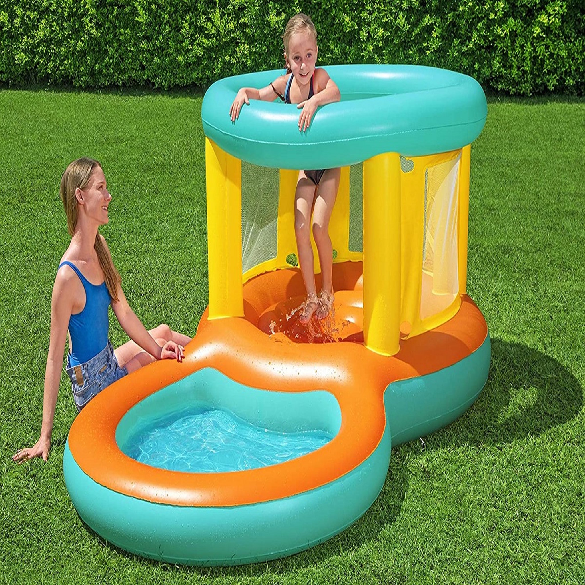 Voir la diapositive 7 : BESTWAY Château gonflable Bestway avec pataugeoire Jumptopia