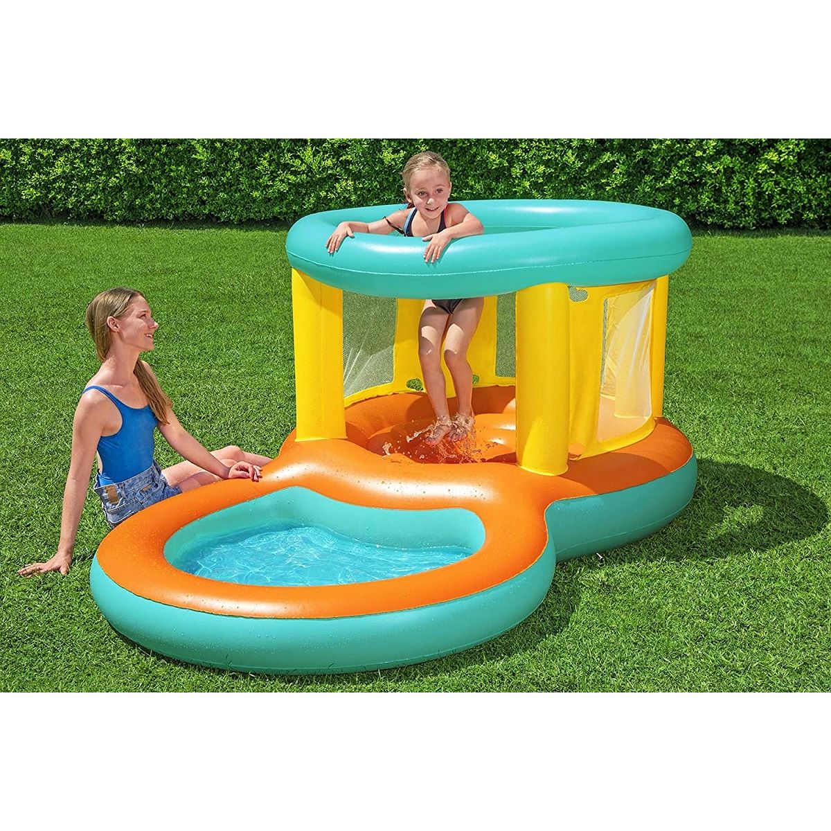 BESTWAY Château gonflable Bestway avec pataugeoire Jumptopia