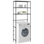 Voir la diapositive 1 : VIDAXL Support de rangement au-dessus lave-linge 3 niveaux 69x28x169cm