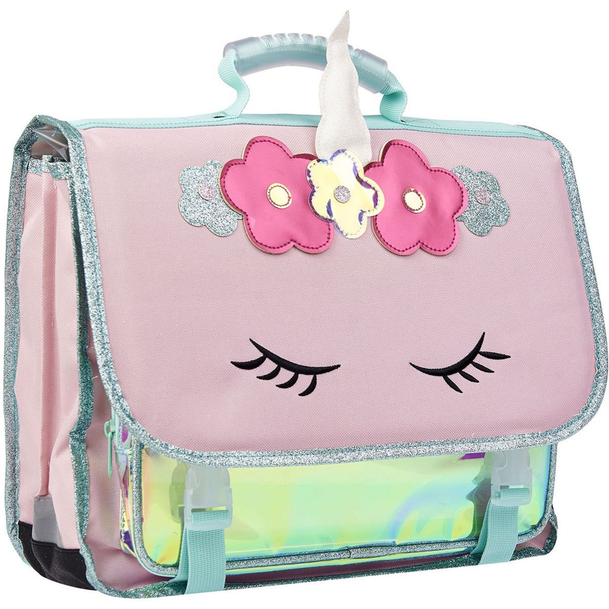 VIQUEL Cartable 38 cm CP/CE1/CE2 rose et bleu LICORNE 