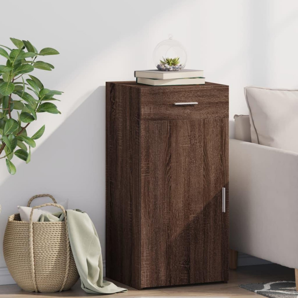 VIDAXL Buffet chene marron 45x42,5x93 cm bois d'ingenierie