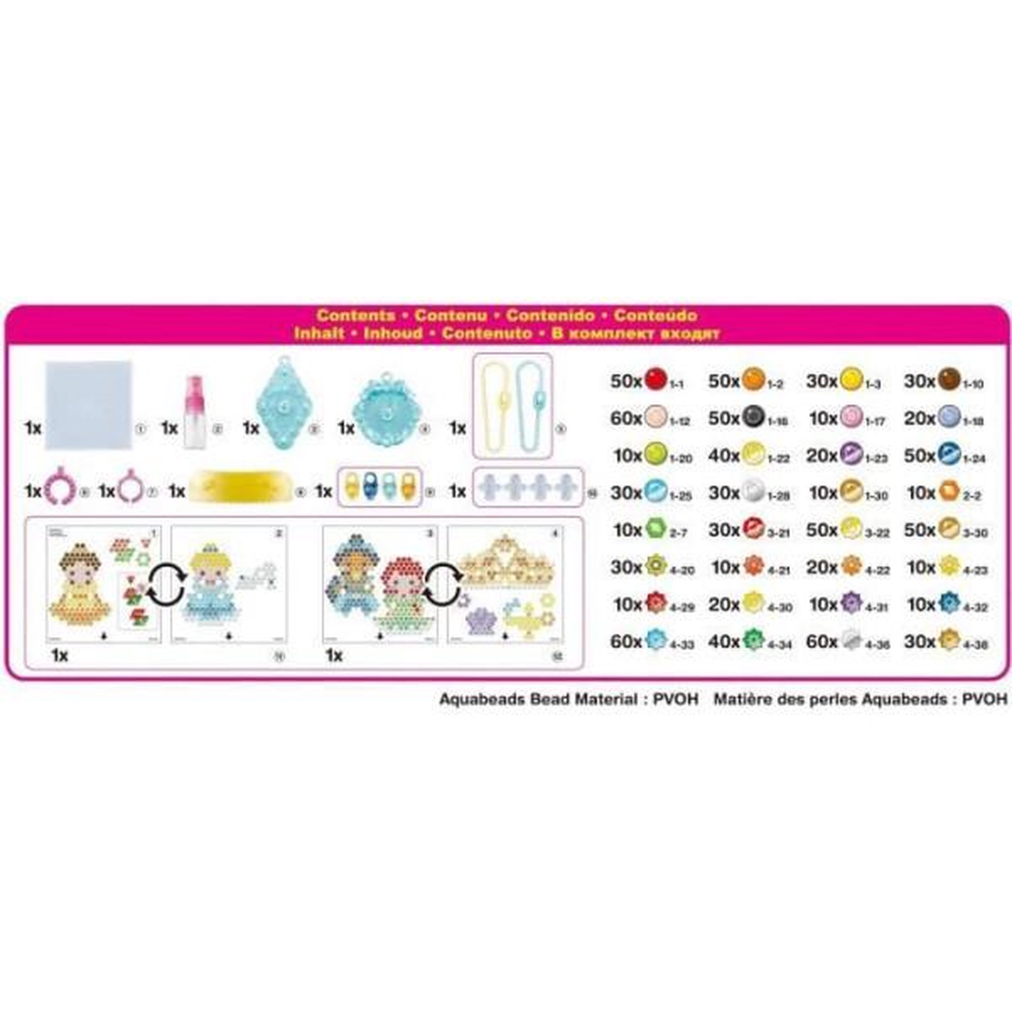 Voir la diapositive 4 : Aquabeads Aquabeads - mes accessoires de princesses disney