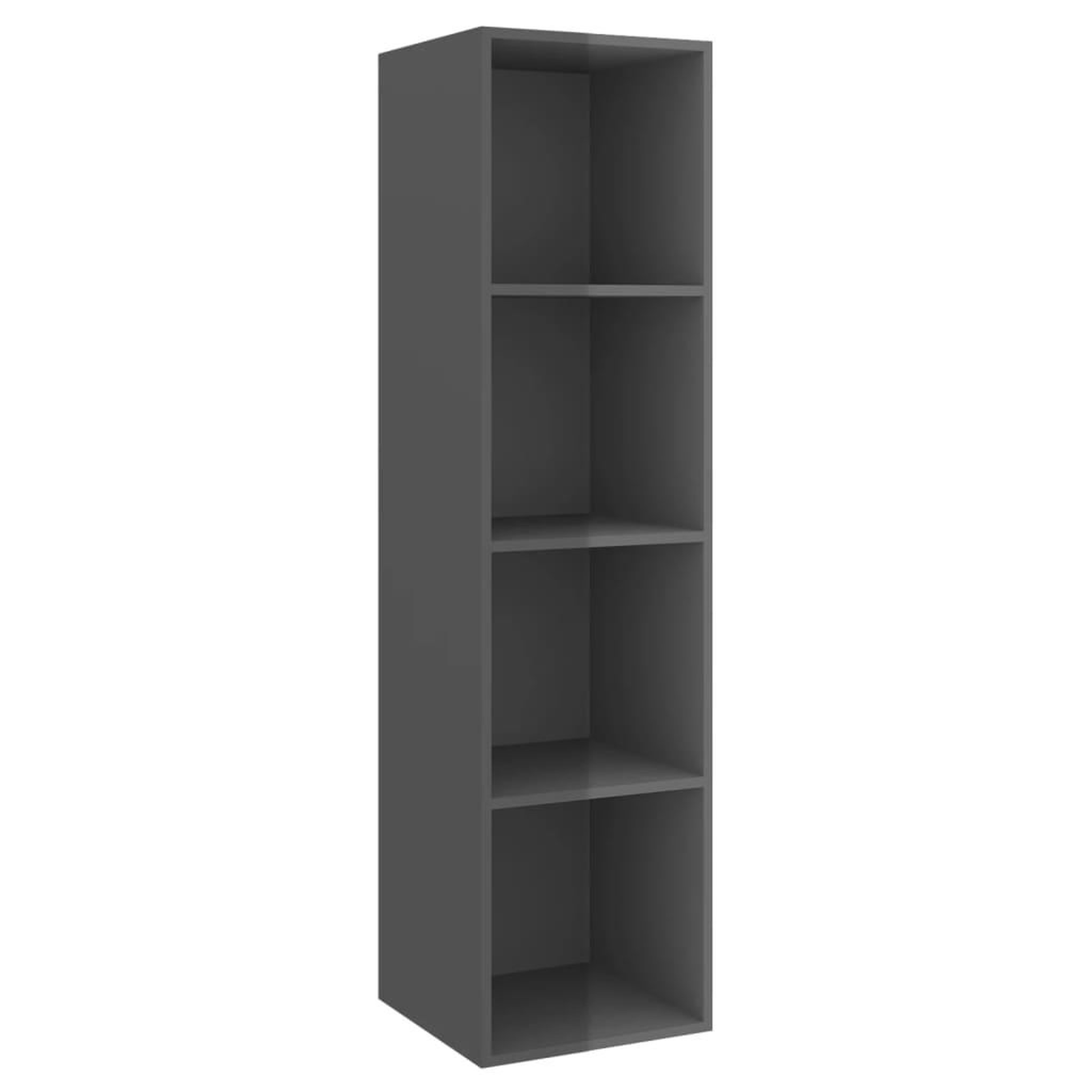 Voir la diapositive 4 : VIDAXL Meubles TV muraux 2 pcs Gris brillant Bois d'ingenierie
