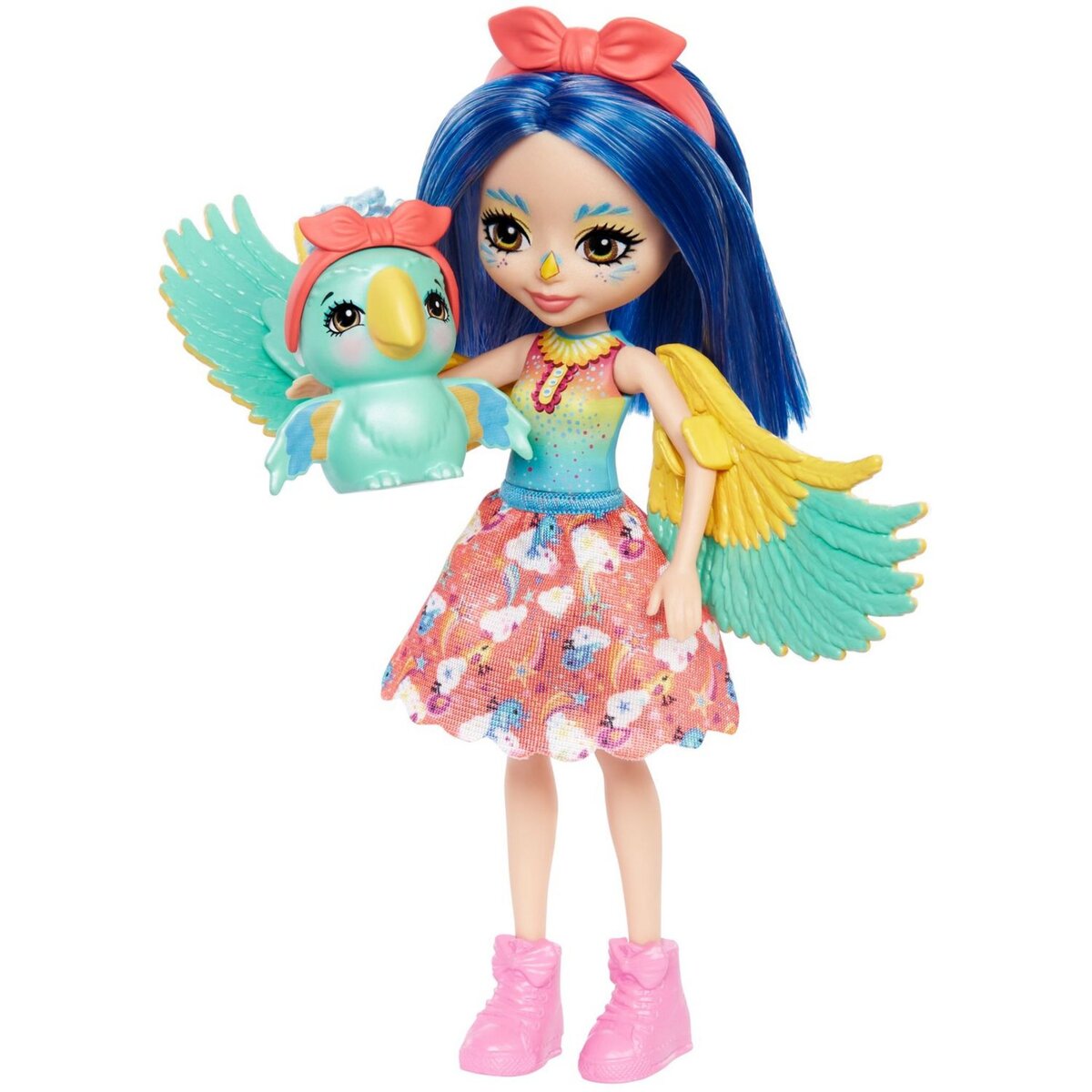 Enchantimals Mini-poupée Enchantimals - Prita Perooquet et Flutter 
