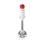 Voir la diapositive 3 : BOSCH Mixeur plongeant 450w rouge - msm64110