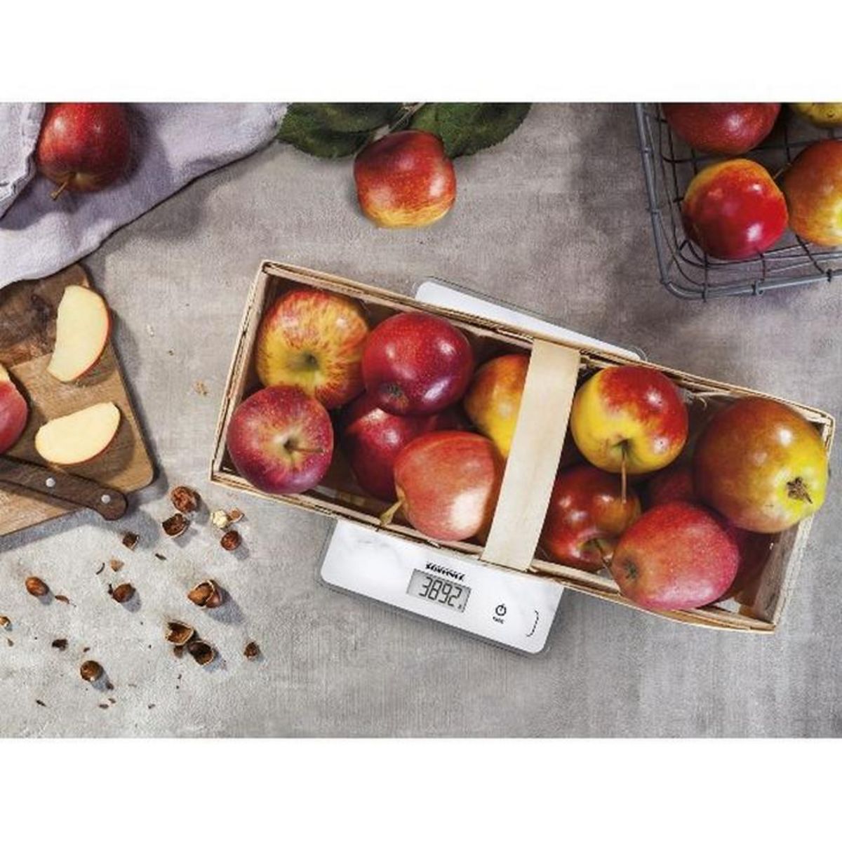 Soehnle Balance de cuisine électronique 5kg-1g blanc - 0861516